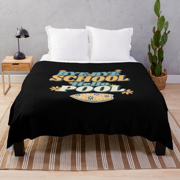 Item preview, BYE BYE SCHOOL HELLO POOL new trending summer pattern design 2021 designed and sold by TeenLake.