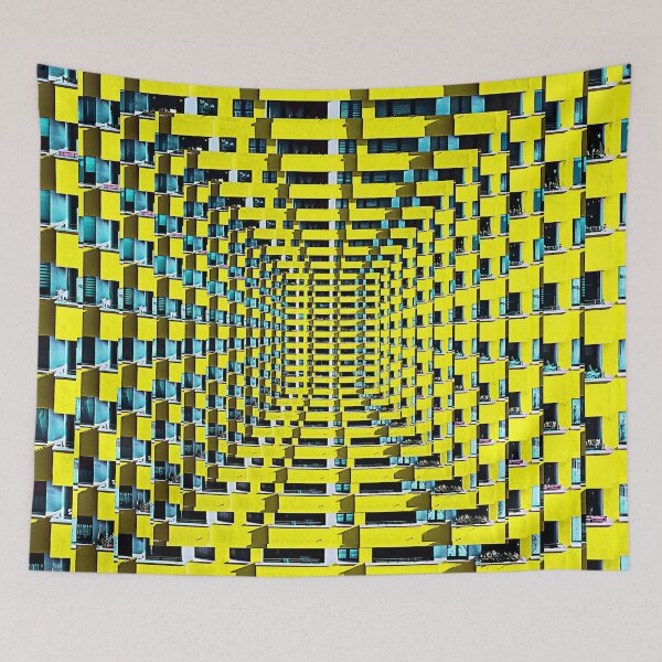 Item preview, Apartment Building Brutalism Pattern 01 designed and sold by glitchhub.