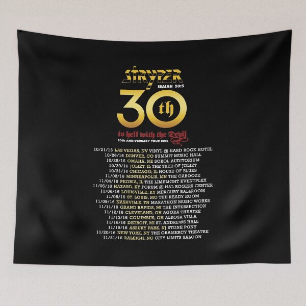 Item preview, rachelhugh73 vintage past dates to hell with the devils 30th anniversary graphic designed and sold by rachelhugh73.