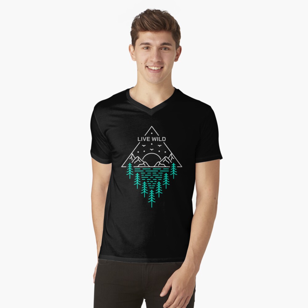 Item preview, V-Neck T-Shirt designed and sold by ELVEKTORKITA.