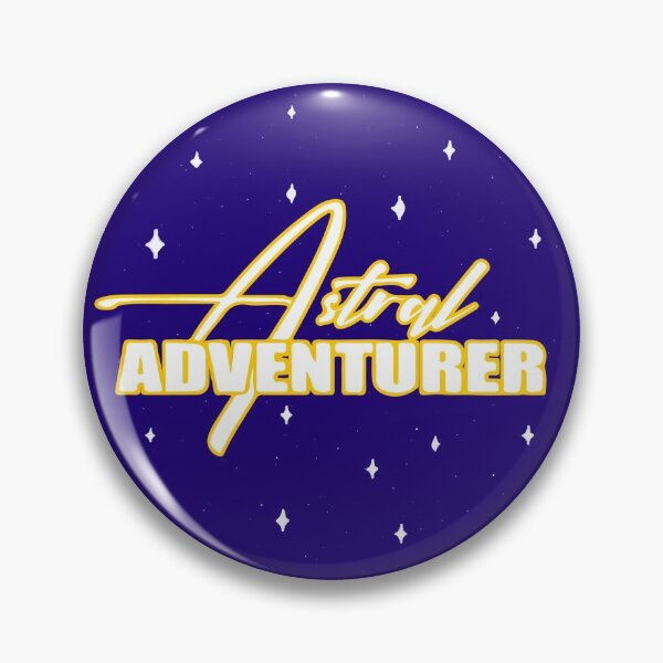 Item preview, Astral Adventurer Pin designed and sold by TheAstralArtist.