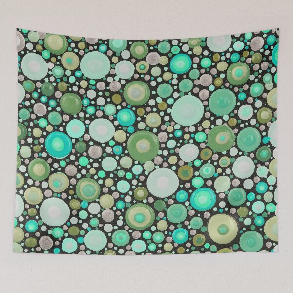 Item preview, Copy of Touch Me - Green & Teal designed and sold by Amy Diener.