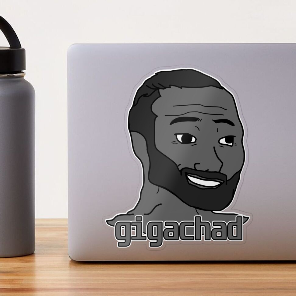 Giga chad Sticker pack - Stickers Cloud