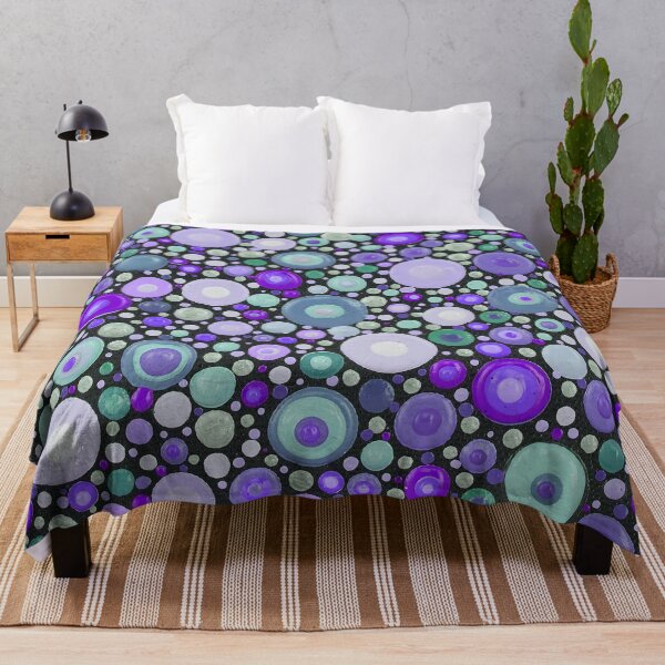 Item preview, Touch Me - Purple & Teal designed and sold by Amy Diener.