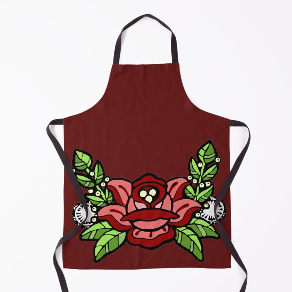 Item preview, red rose tattoo designed and sold by sandpiperstudio.
