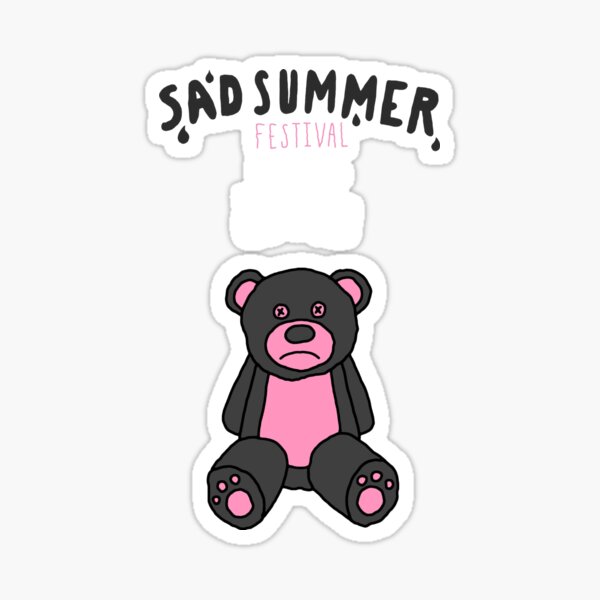 Item preview, chappie90 bear brown sad on summer days designed and sold by chappie90.