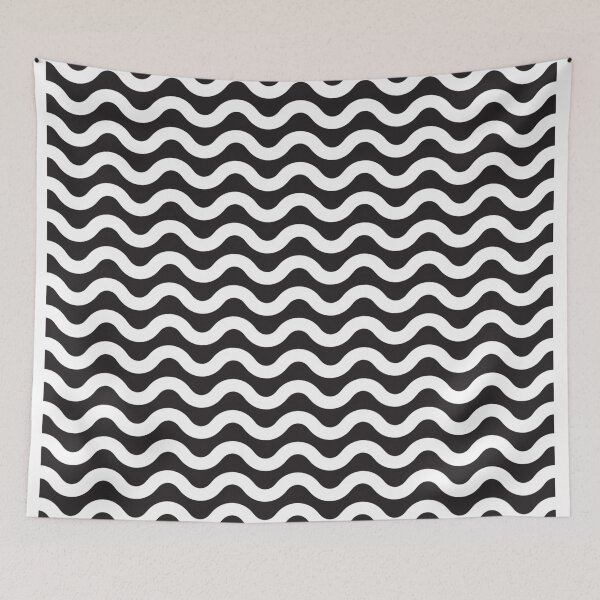 Item preview, Waves - Black + White designed and sold by NolkDesign.