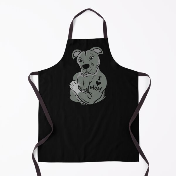 Item preview, Pitbull Showing Tattoo I Love Mom designed and sold by Sandra78.