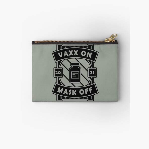 Item preview, Vaxx On Mask Off - Funny Vaccine Motivation (Black Design) designed and sold by DrawingBoard.