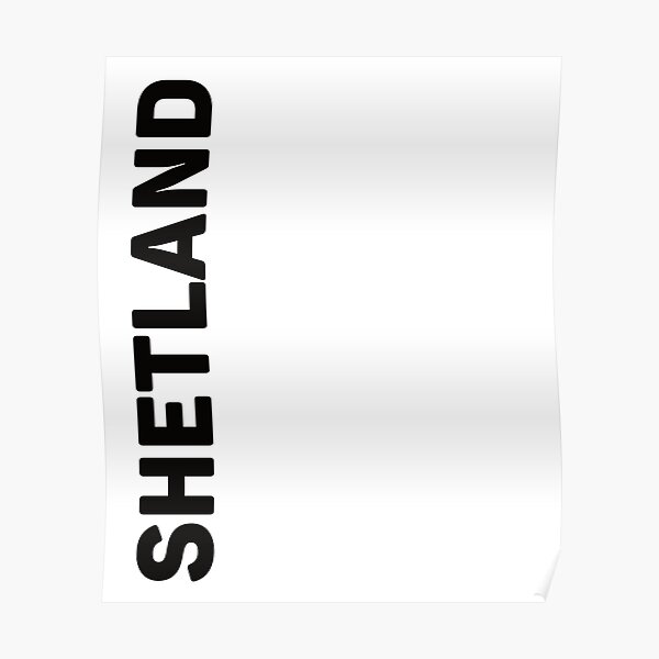 Shetland Poster