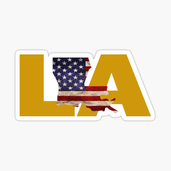 Louisiana - American Flag With The Great State Of LA Tank Top