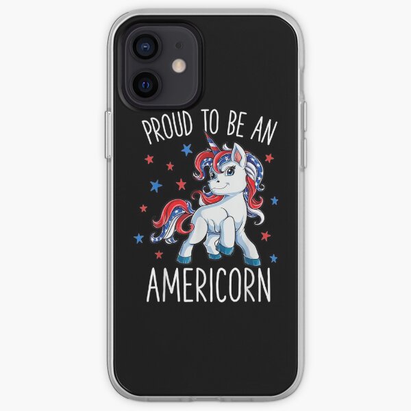 Americorn Unicorn 4th of July iPhone Soft Case