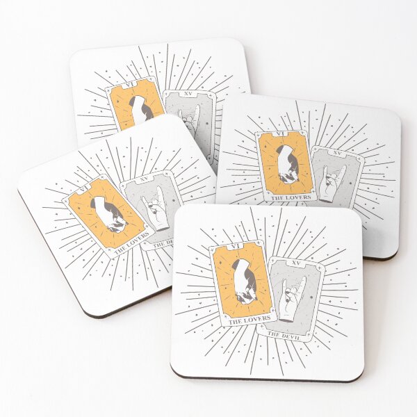 Item preview, Tarot Cards The Lovers + The Devil designed and sold by Nangka.