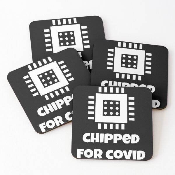 Item preview, Chipped For Covid - Covid 19 Vaccine Design designed and sold by mum-of-two.