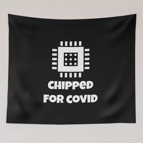 Item preview, Chipped For Covid - Covid 19 Vaccine Design designed and sold by mum-of-two.