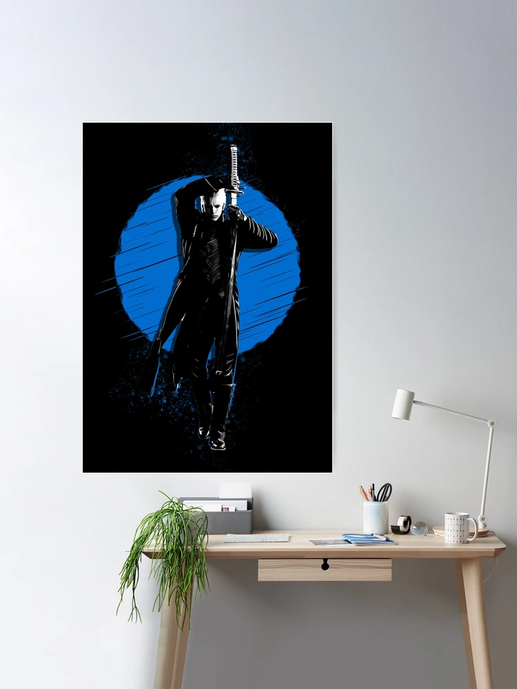  Devil May Cry Vergil Poster Decorative Painting Canvas Wall Art  Living Room Posters Bedroom Painting 12x18inch(30x45cm): Posters & Prints