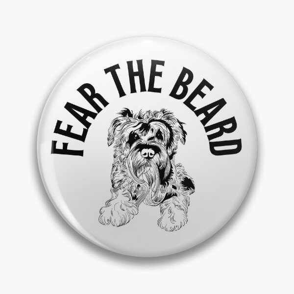 Item preview, Fear the Beard Schnauzer Dog Funny designed and sold by Mariano Topno.