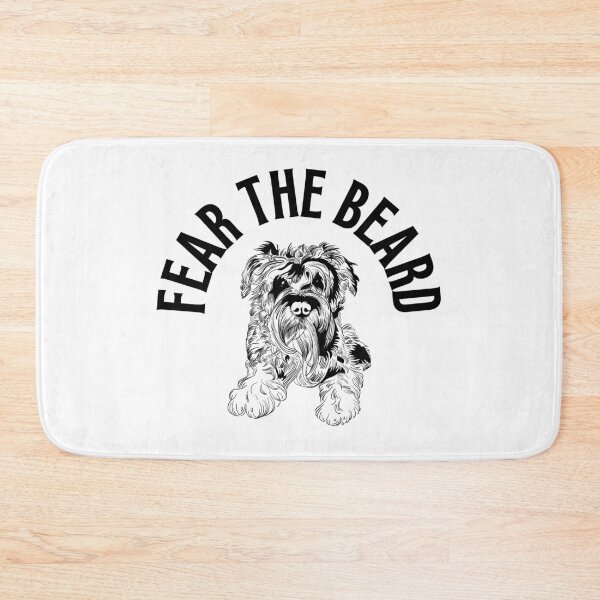 Item preview, Fear the Beard Schnauzer Dog Funny designed and sold by Mariano Topno.