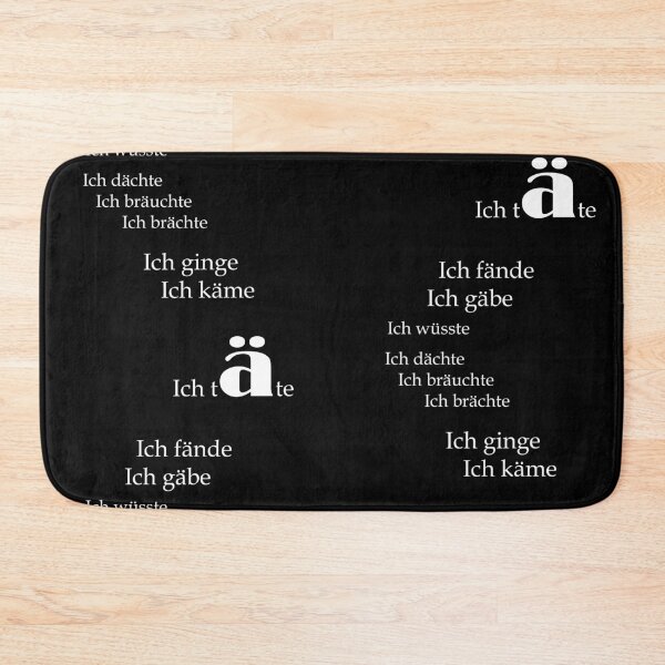 Item preview, An Ode to Subjunctive 2 German Verbs - would be would - What If - German Grammar x Font Play designed and sold by sthNnth.