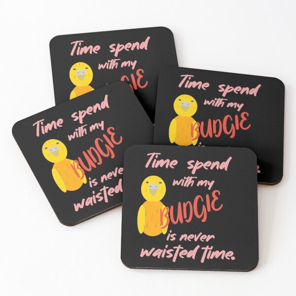 Item preview, Time with my budgies is never wasted. designed and sold by Bodino.