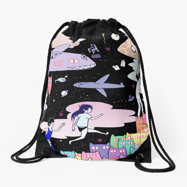 omori' Cotton Drawstring Bag