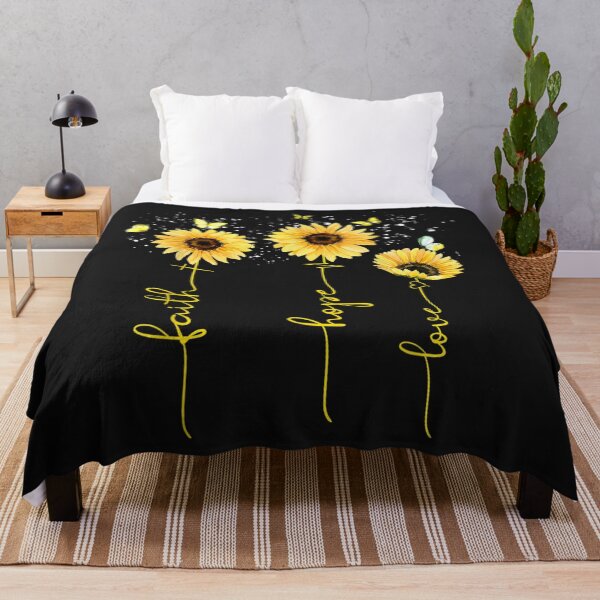 Item preview, Vintage Faith Cross Hope Love Sunflower Butterfly Christian TShirt67 designed and sold by meagantmnb.
