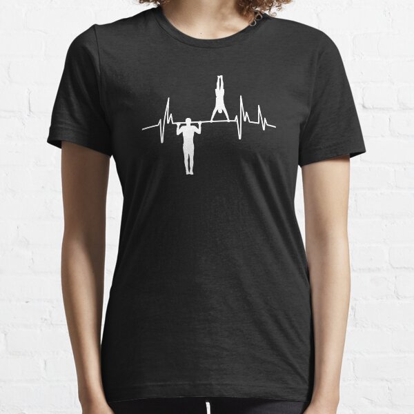 Love Calisthenics Heartbeat pull up and handstand - cool Essential T-Shirt