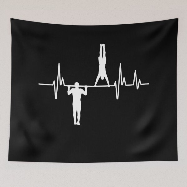 Item preview, Love Calisthenics Heartbeat pull up and handstand - cool designed and sold by Atleta-Cali.