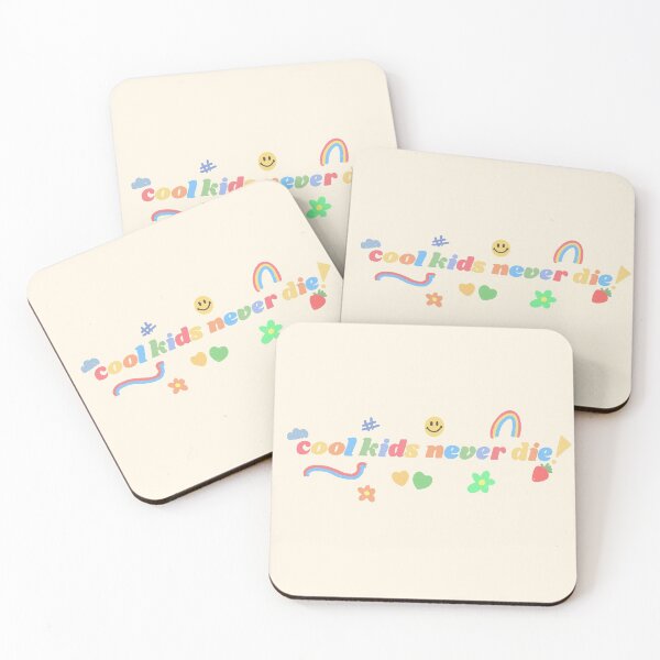 Item preview, cool kids never die! pastel doodle designed and sold by renmei-studios.
