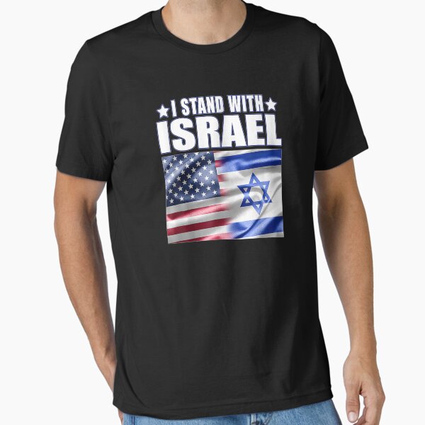 Item preview, Support Israel I Stand with Israel US Israel Flag Combined designed and sold by AllenMegan.