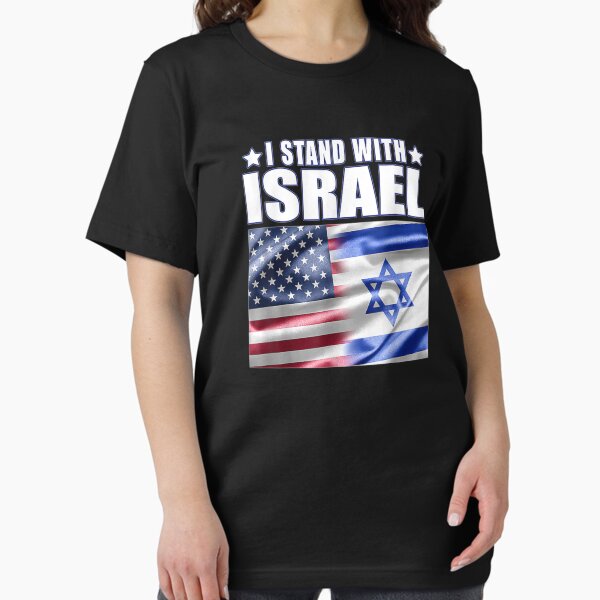 Item preview, Support Israel I Stand with Israel US Israel Flag Combined designed and sold by AllenMegan.