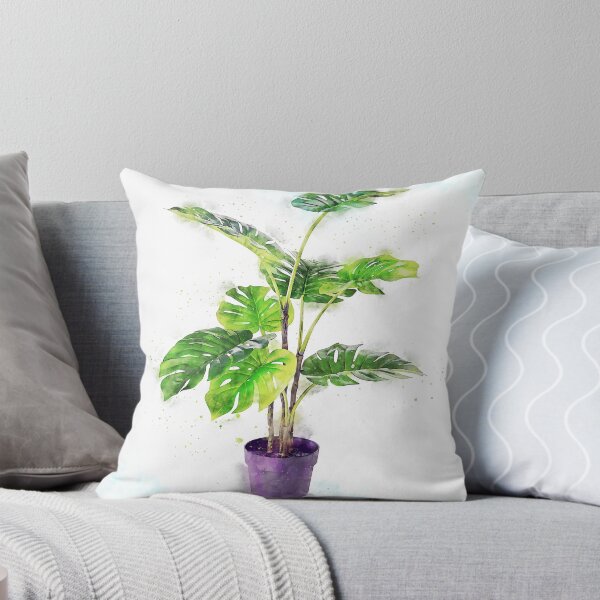 Item preview, Watercolor Plant Center designed and sold by Ocean X.