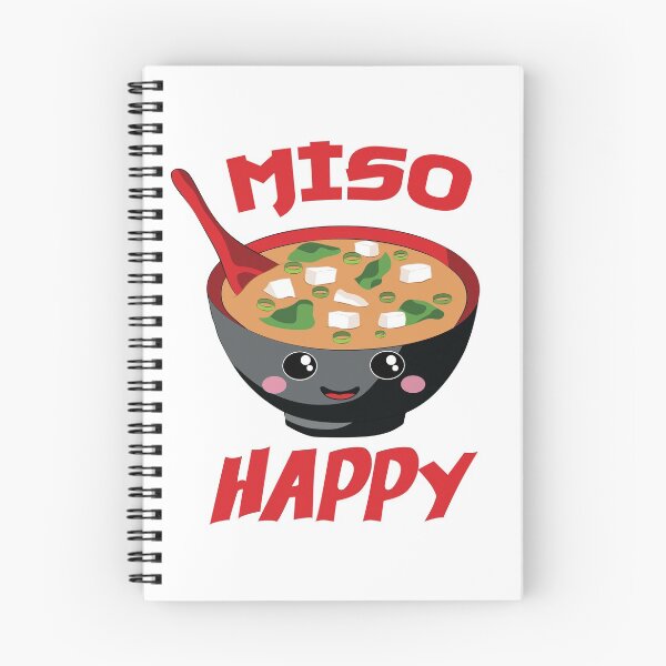 Item preview, Miso Happy - Funny Japanese Food designed and sold by TheInkElephant.