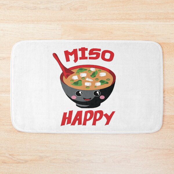 Item preview, Miso Happy - Funny Japanese Food designed and sold by TheInkElephant.
