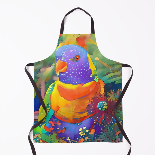 Item preview, Rainbow Lorikeet with Crimson Bottlebrush designed and sold by Kestrelle.