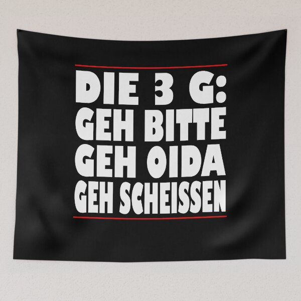 Item preview, The 3 G go please go Oida go shit designed and sold by lotushaza.
