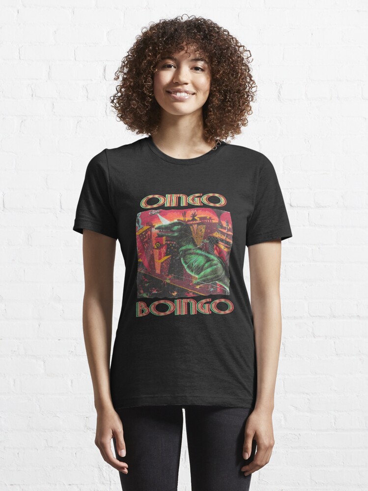 Oingo Boingo - Retro Vintage Grunge look with Danny Elfman 1980s wave band  - Dinosaur Ride | Essential T-Shirt