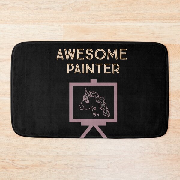 Item preview, Awesome painter paints the unicorn designed and sold by zombiesmasher.
