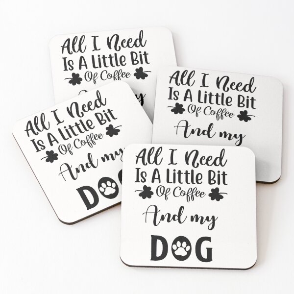Item preview, All i need is coffee and my dog designed and sold by Lakki-s.