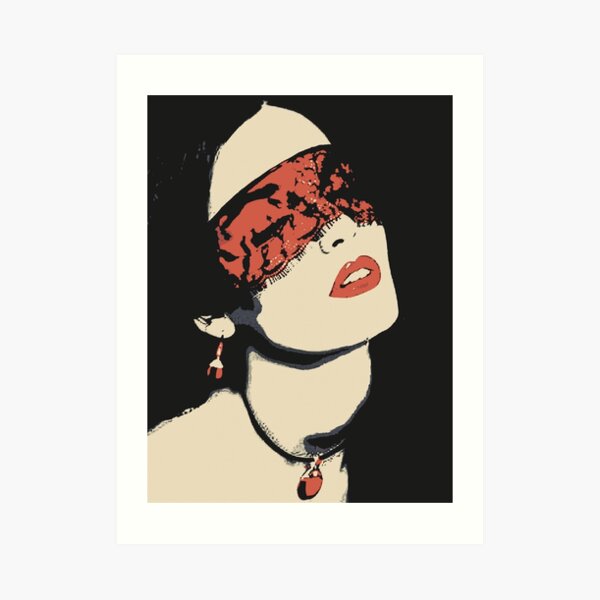 BDSM love - sensual bondage play Art Print