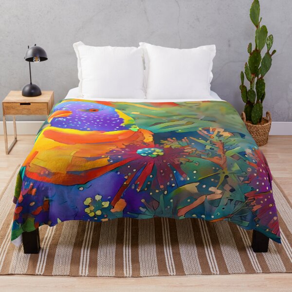 Item preview, Rainbow Lorikeet with Crimson Bottlebrush designed and sold by Kestrelle.