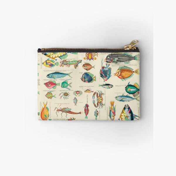 Item preview, Multicolor Vintage Fish And Sea Life Pattern designed and sold by artsandsoul.