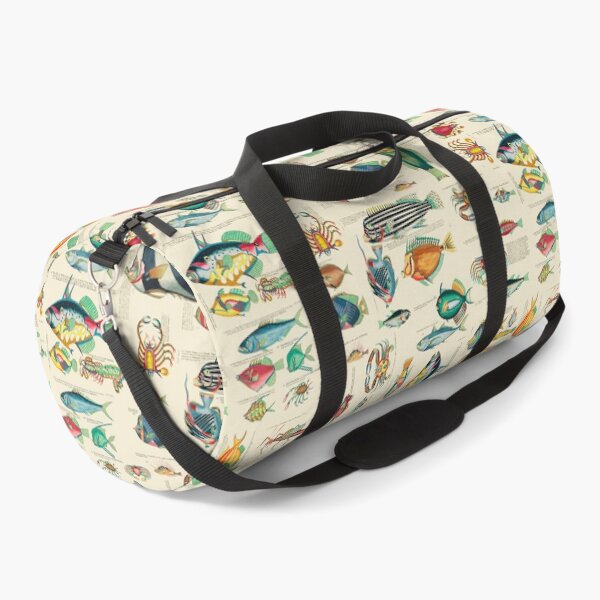 Item preview, Multicolor Vintage Fish And Sea Life Pattern designed and sold by artsandsoul.