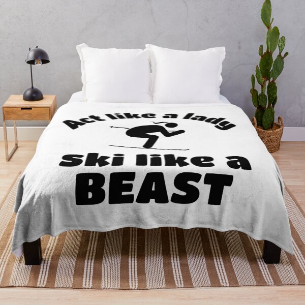 Item preview, Skiing: Act like a lady play like a beast designed and sold by TheGreenGoat.