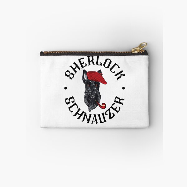 Item preview, Sherlock Schnauzer Drahthaar Funny designed and sold by Mariano Topno.