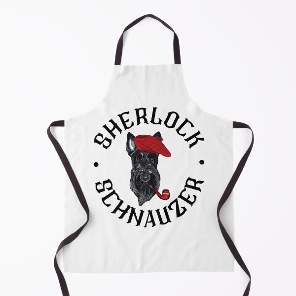 Item preview, Sherlock Schnauzer Drahthaar Funny designed and sold by Mariano Topno.