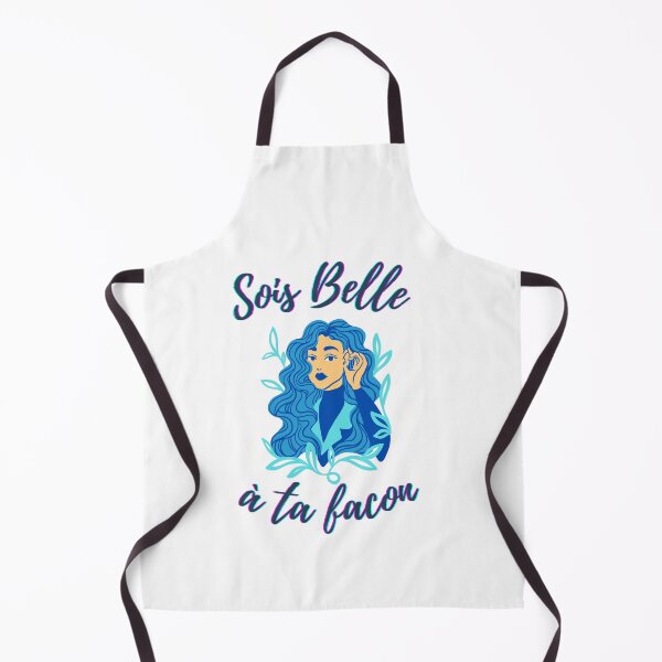 Item preview, Be beautiful in your own way - popular french quotes theme gifts (blue) designed and sold by RebelliousRosee.