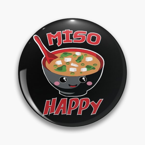 Item preview, Miso Happy - Funny Japanese Food designed and sold by TheInkElephant.