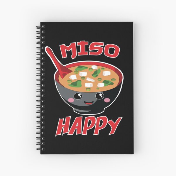 Item preview, Miso Happy - Funny Japanese Food designed and sold by TheInkElephant.