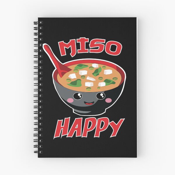 Item preview, Miso Happy - Funny Japanese Food designed and sold by TheInkElephant.